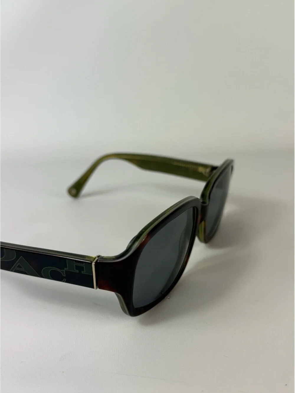 Coach Tatiana (S850) Tortoise Green Gold Sunglasses 56-17-125 FRAMES ONLY!